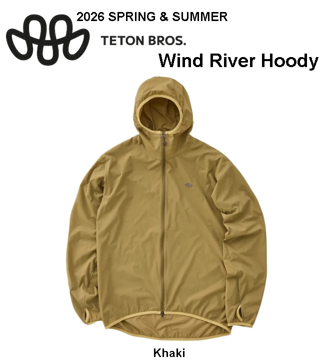 26 Spring&Summer Teton Bros ティートン ブロス Wind River Hoody ウインド リバー フーディ メンズ ジャケット 防風 通気 正規販売店 26春夏 メール便発送 関連画像1