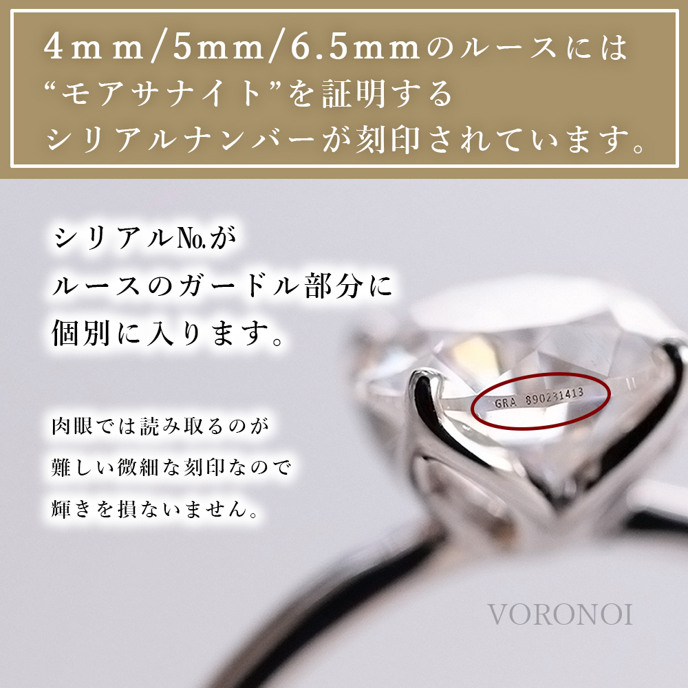 K10 モアサナイト 4mm ダイヤモンド0.3ct相当 一粒 リング 指輪 蕾 花 