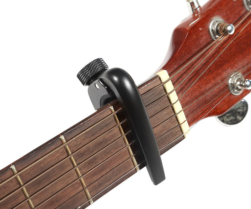 最大95％オフ！ SONDERY カポタスト アコースティック ギター エレキ 用 6弦 アコギ カポ トリガーテンション調整可能  ブリッジピン抜き機能 木目カラー バ