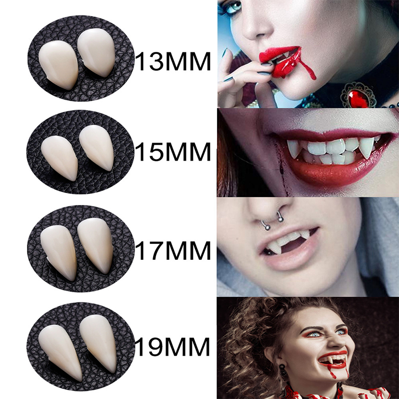 72％以上節約 吸血鬼 歯 牙 ヴァンパイア コスプレ ハロウィン 八重歯 つけ歯 3種