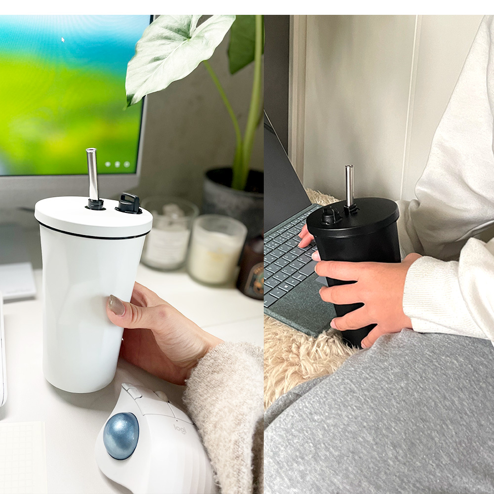 タンブラー ストロー付き 水筒 保温 保冷 蓋付き 大容量 トラベル 持ち運び 600ml おしゃれ かわいい マグ ステンレス ドライブ アウトドア 母の日 プレゼント |  | 06