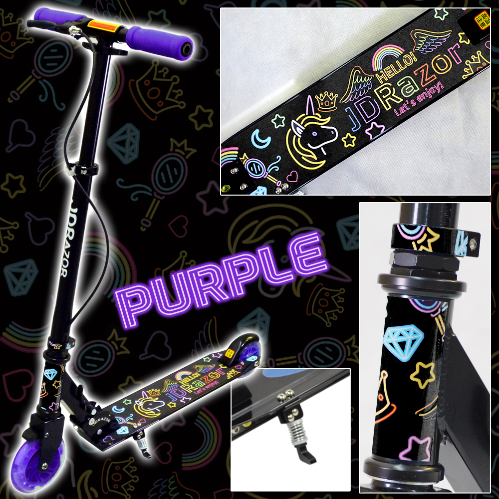JD RAZOR キックボード 子供 大人用 子供用 光るタイヤ キック