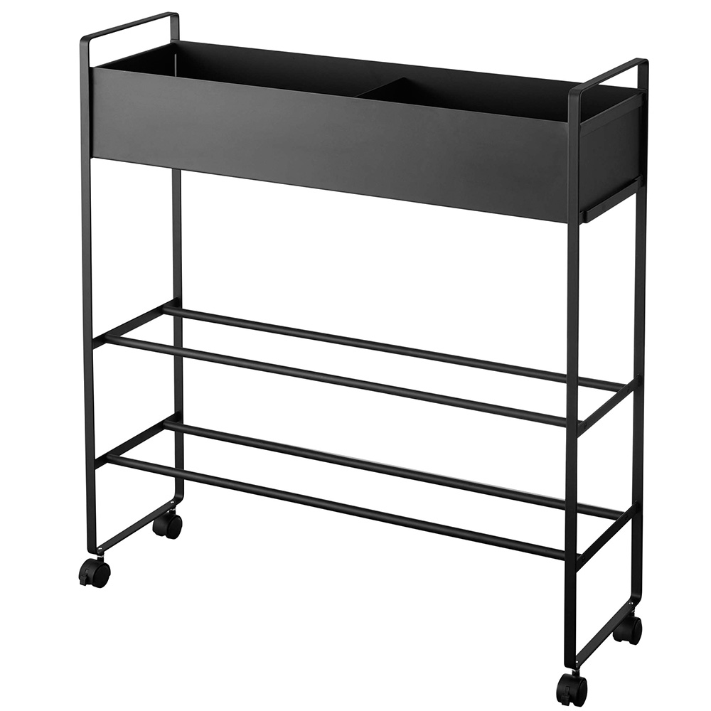 山崎実業 タワー tower キャスター付き ラック おもちゃ 砂遊び 野球 テニス ラケット ボール 靴 シューズ 観葉植物 ガーデニング インテリア 玄関 収納 | tower | 02