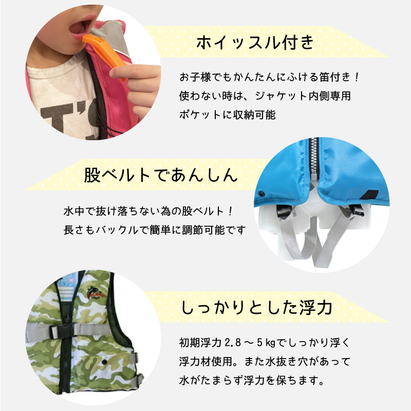 フローティングベスト キッズ 磯釣り 釣り カ...の詳細画像4