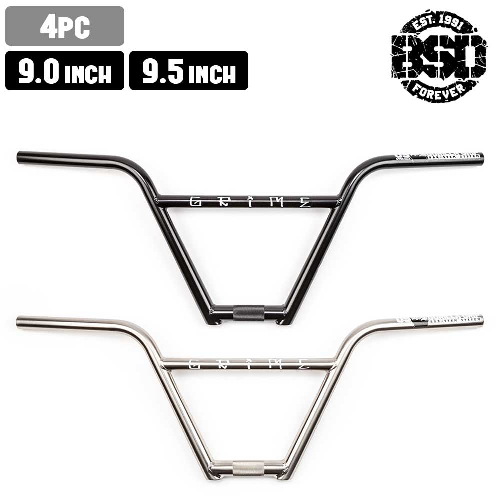 スノースクート BSD ビーエスディー Grime Bar 4pc 9.0 9.5 ハンドル バー 自転車 BMX パーツ 交換 snowscoot ブラック ロウ sale :vog620:ヴォーグドットコム