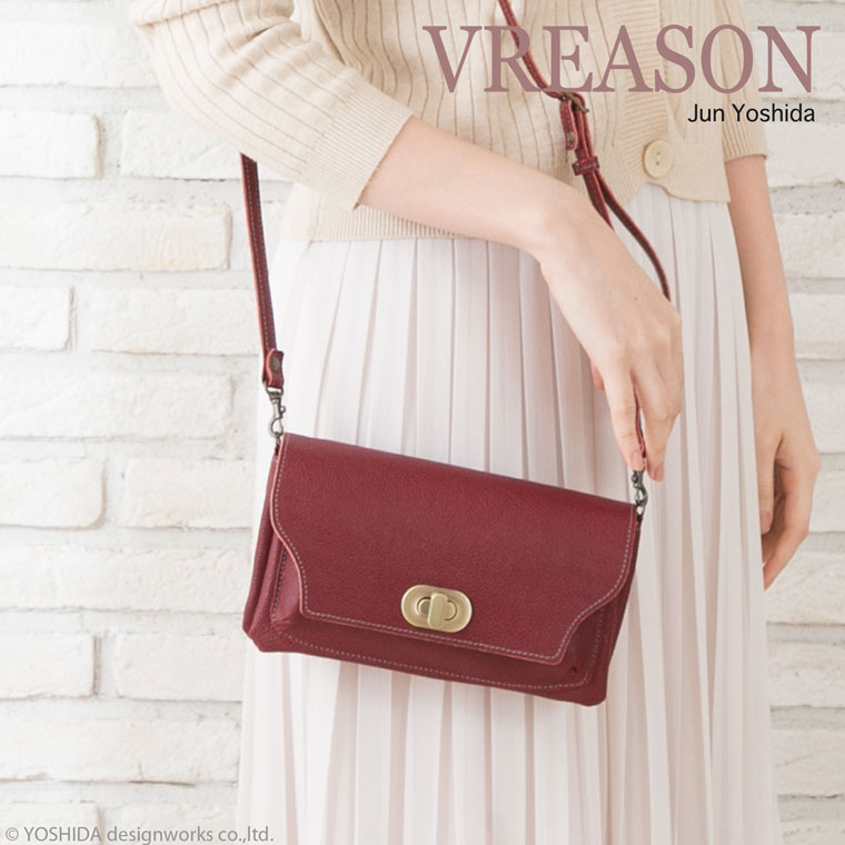 VREASON（ヴレアゾン） スマホショルダー ポーチ ポシェット 2way