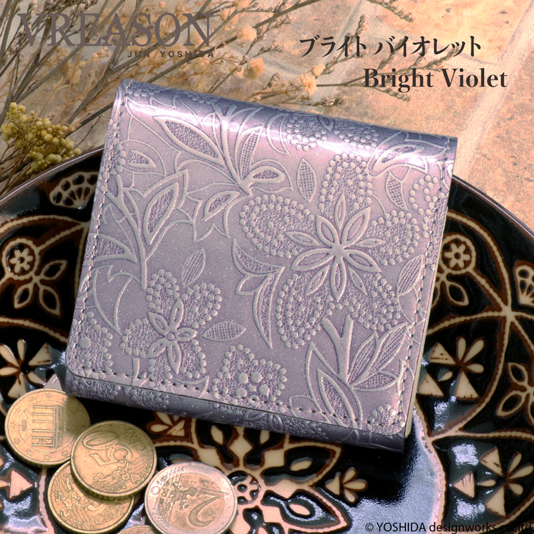 VREASON（ヴレアゾン） 【 スマート 折り財布 】 レディース 二つ折り