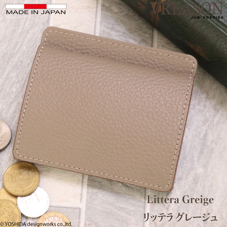 【 ボックス ミニ 財布 】 折り財布 折財布 日本製 本革 ジョバンニ レディース レザー 牛革 コンパクト 薄い スリム 小さい ミャッシュレス VREASON ヴレアゾン | VREASON | 01