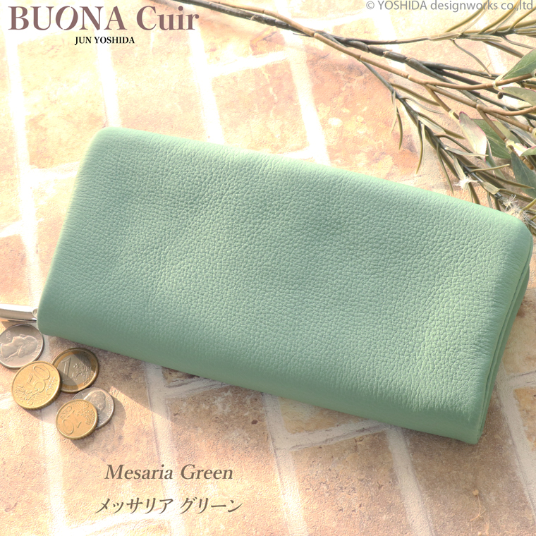 【 ラウンド ギャルソン 長財布 】 BUONA Cuir ボナキュイール エトナ レディース 財布 サイフ 内縫い ラウンドファスナー 日本製 本革 レザー 牛革 革 皮 人気 | VREASON | 03