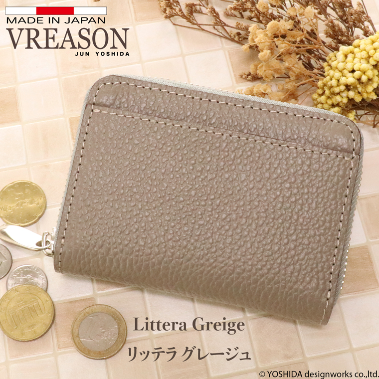【 じゃばら ラウンド 折り財布 】 日本製 本革 ジョバンニ レディース レザー 牛革 財布 折財布 使いやすい ギャルソン コンパクト 小さな 小さい ミニ VREASON | VREASON | 01