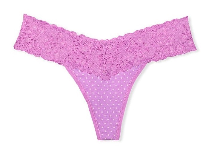 VICTORIA'S SECRET Lace-waist Thong Panties#19 ショーツ