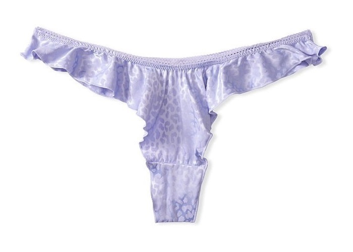 VICTORIA'S SECRET（ヴィクトリアシークレット） Satin Ruffle Thong