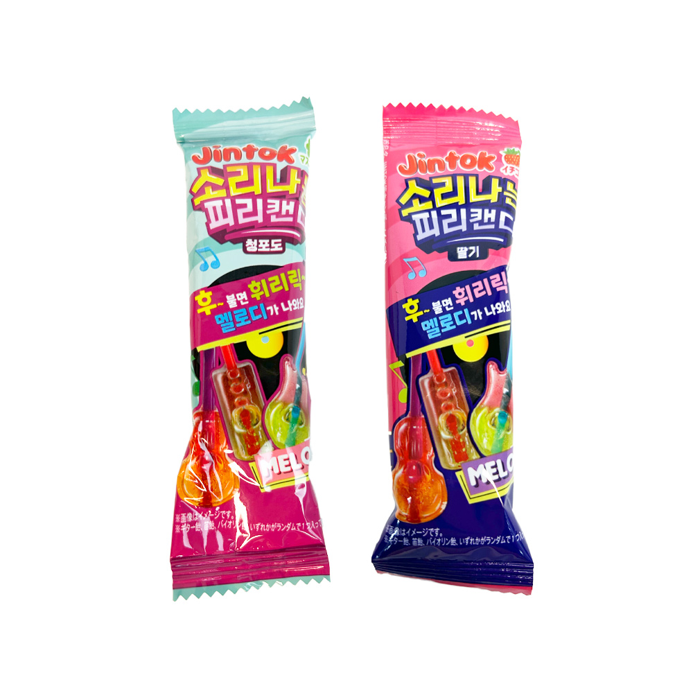 韓国お菓子 アメ 飴 キャンディー 音が鳴る! JINTOK 笛キャンデー