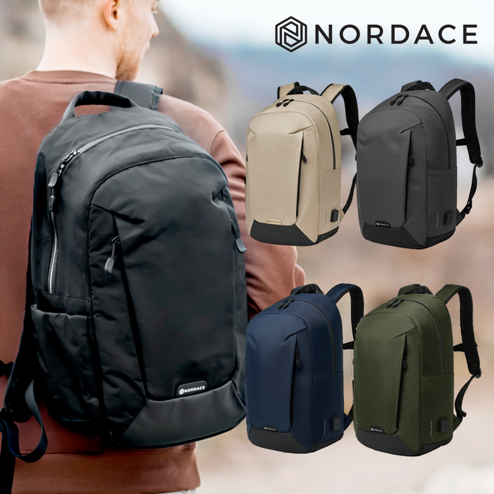 リュック 大容量 20L 通学 シンプル おしゃれ ビジネス NORDACE ノルディス Aerial Infinity バックパック ND1113  PC USB充電ポート 正規輸入販売代理店