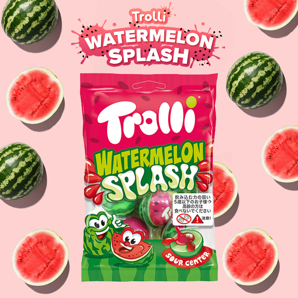 韓国 で人気の お菓子 Trolli トローリ グミ ウォーターメロンスプラッシュグミ 韓国モッパン ASMR SNS YouTube Tiktok  ユーチューバー : vt-sh4969738100399 : EXCELSA online shop ヤフー店 - 通販 - Yahoo!ショッピング