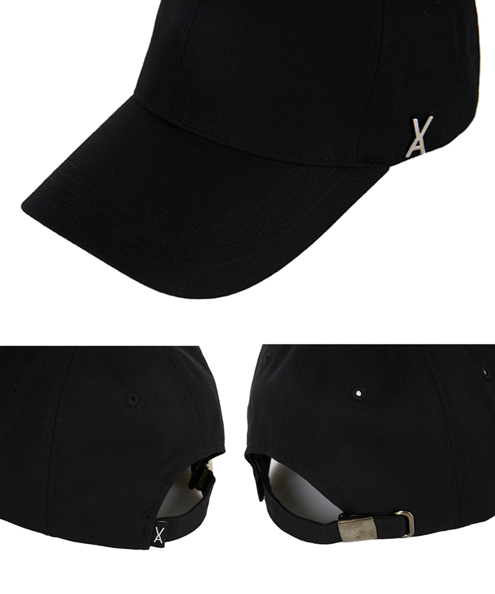 VARZAR 正規品 国内発送 レディース メンズ 人気 韓国 ファッション Stud logo over fit ball cap キャップ 帽子 スタッズ 人気 深め コットン100％｜vt-store｜09