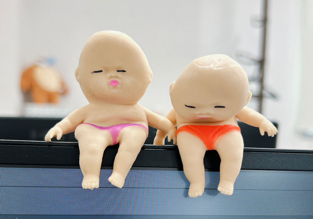 アグリーベイビー他チャーム38点セット アグリー ベイビー 約7cm 人形 おもちゃ スクイーズ ストレス解消