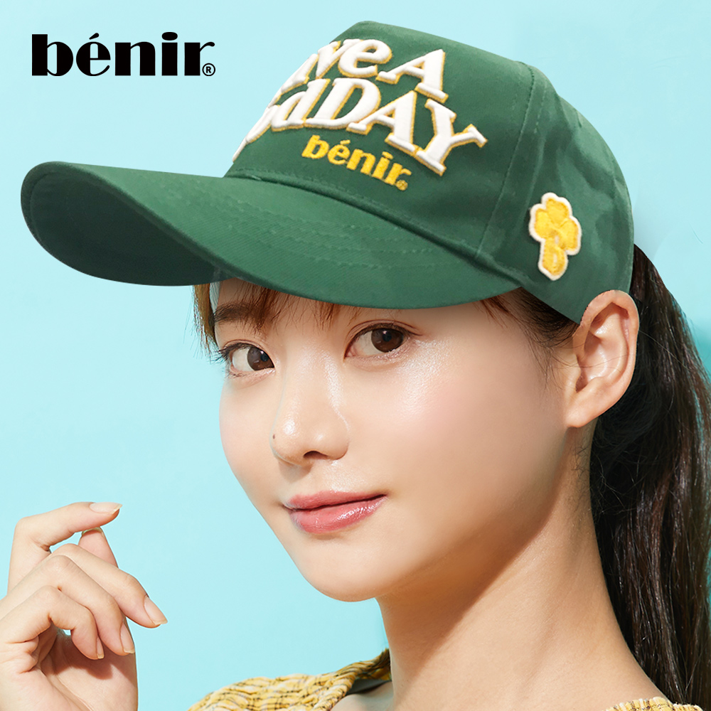 正規品 国内発送 キャップ メンズ レディース つば長 深め 帽子 おしゃれ 可愛い ブランド Benir ベニール HAVE A GOOD DAY BALL CAP｜vt-web