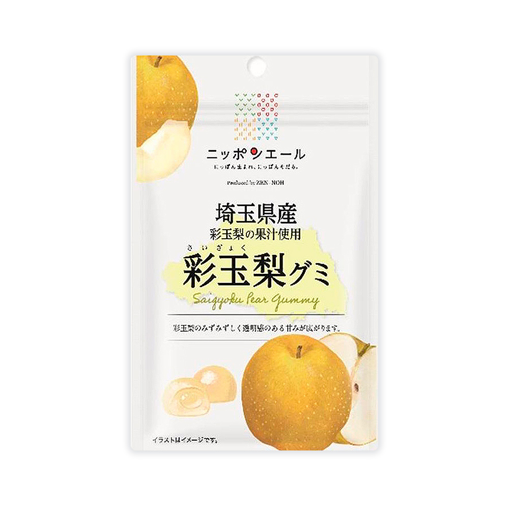 ご当地グミ ニッポンエール 埼玉県産 彩玉梨グミ