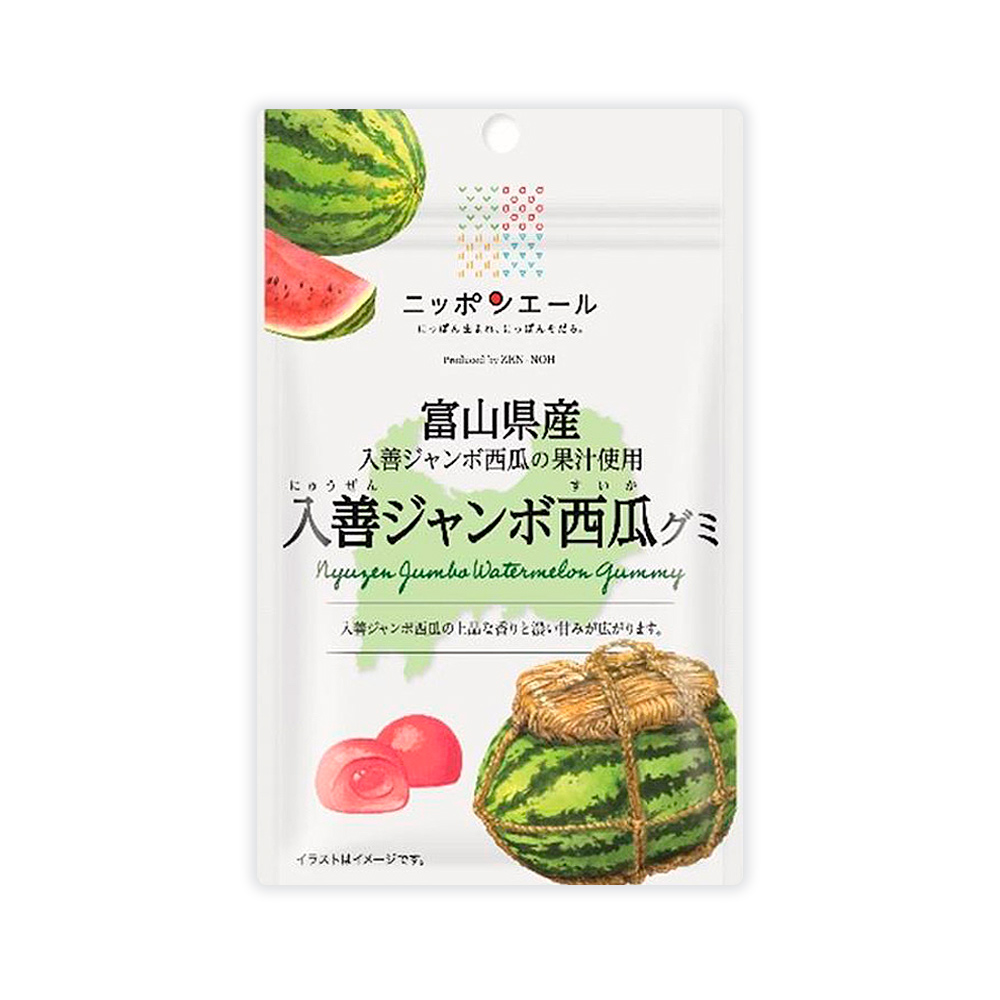 ご当地グミ ニッポンエール 富山県産 入善ジャンボ西瓜グミ