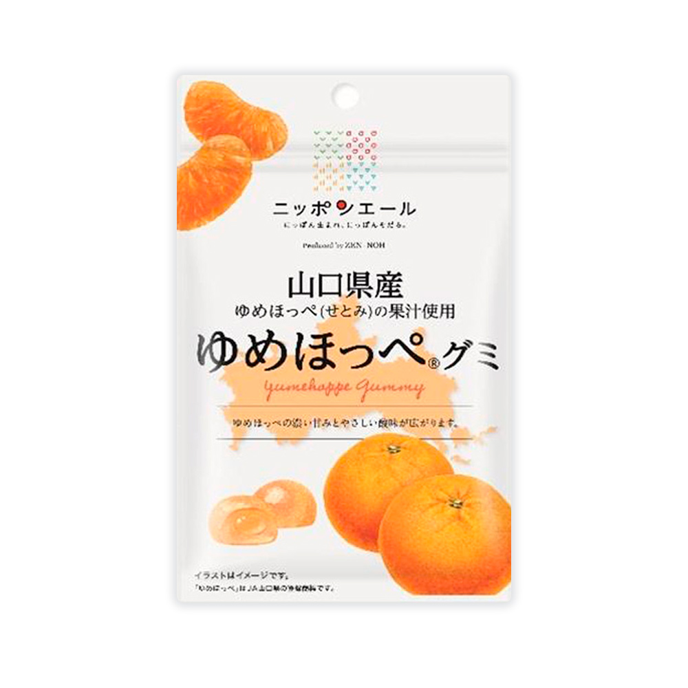 ご当地グミ ニッポンエール 山口県産 ゆめほっぺグミ ご当地 お菓子 グルメ お土産 名産 果実グミ 全国農協食品 ハロウィン