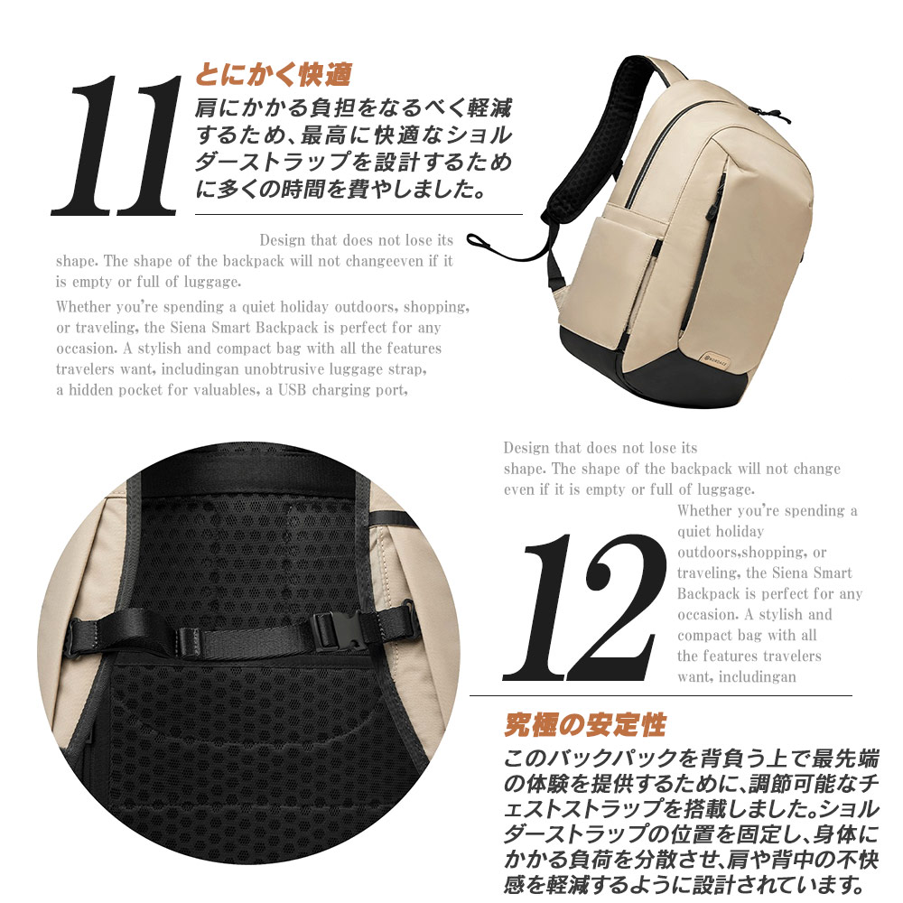 リュック 大容量 20L 軽量 通学 ビジネス NORDACE Aerial