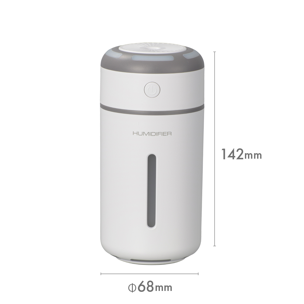 オーム電機 USB卓上加湿器 ホワイト