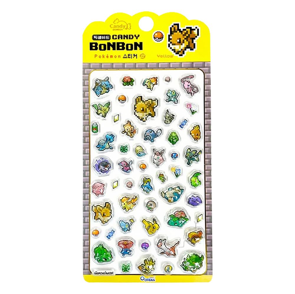 ポケモン 立体シール ぷくぷくシール ぷっくりシール ピカチュウ