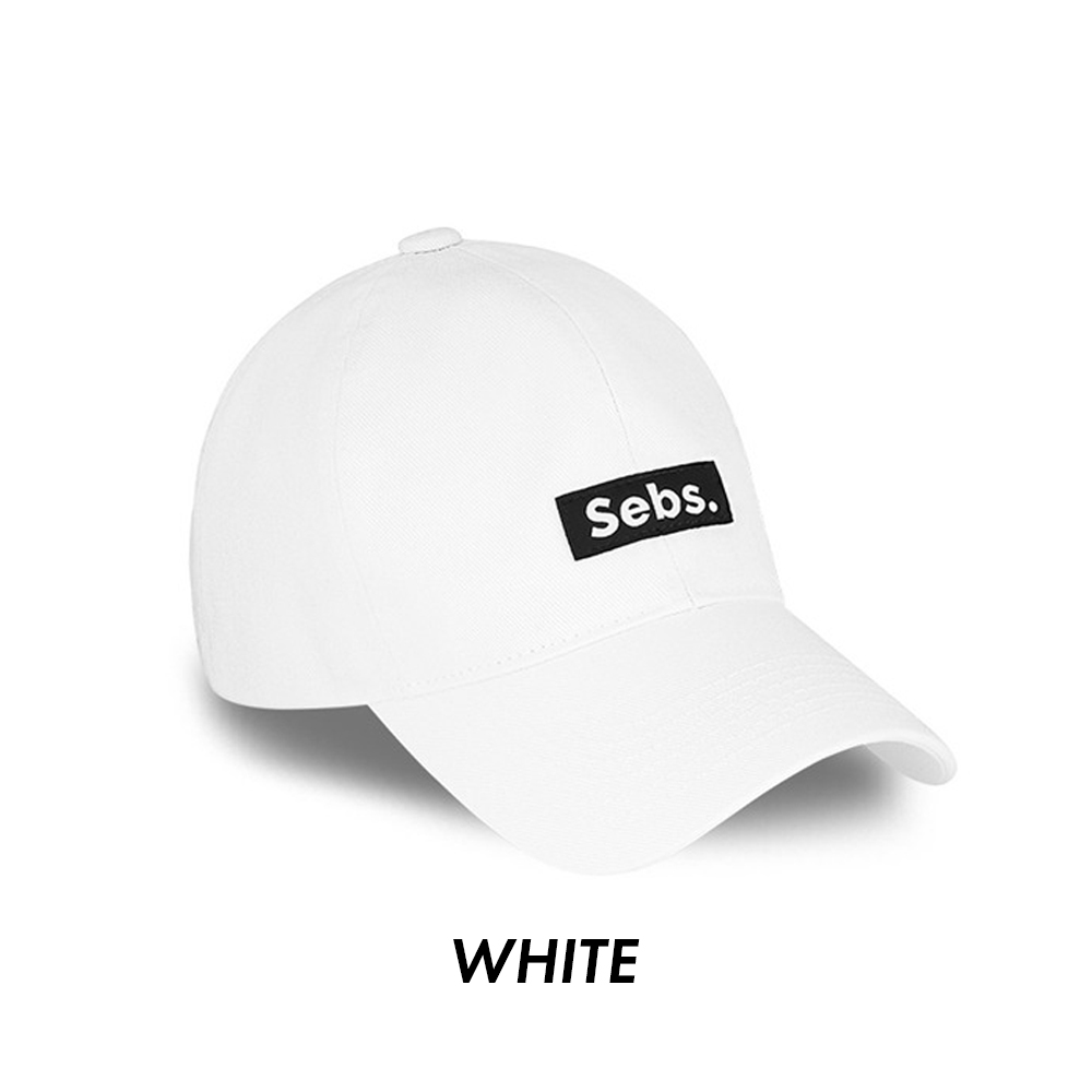 ☆韓国の人気☆【Sebs】☆COTTON BALL CAP☆9色☆UNISEX☆ Sebs .COM BALL CAP NON-WASHING CAMPCAP ブラック ブラック