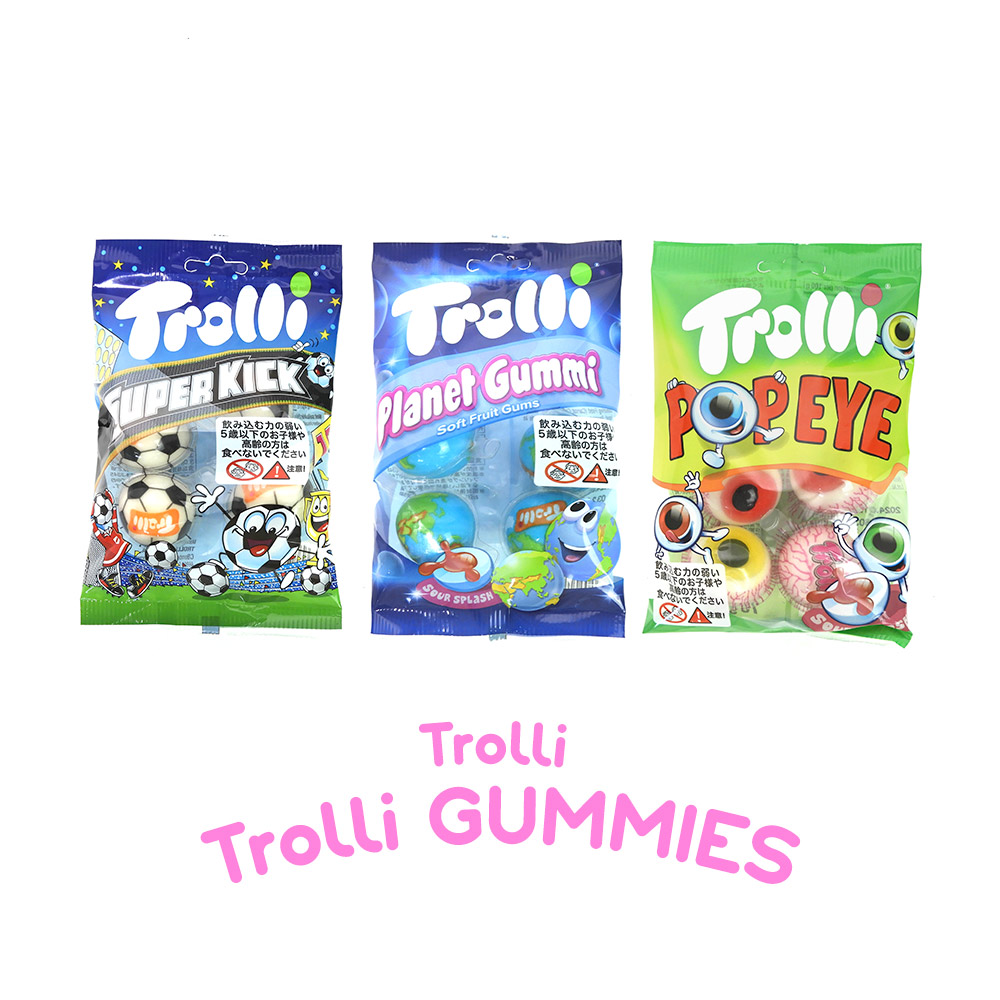 韓国お菓子 グミ Trolli トローリ 単品1個 地球グミ プラネットグミ ポップアイグミ スーパーキックグミ SNS ASMR モッパン  YouTube TikTok : vt-shtrolli-gummi : いただきプラザ Yahoo!店 - 通販 - Yahoo!ショッピング