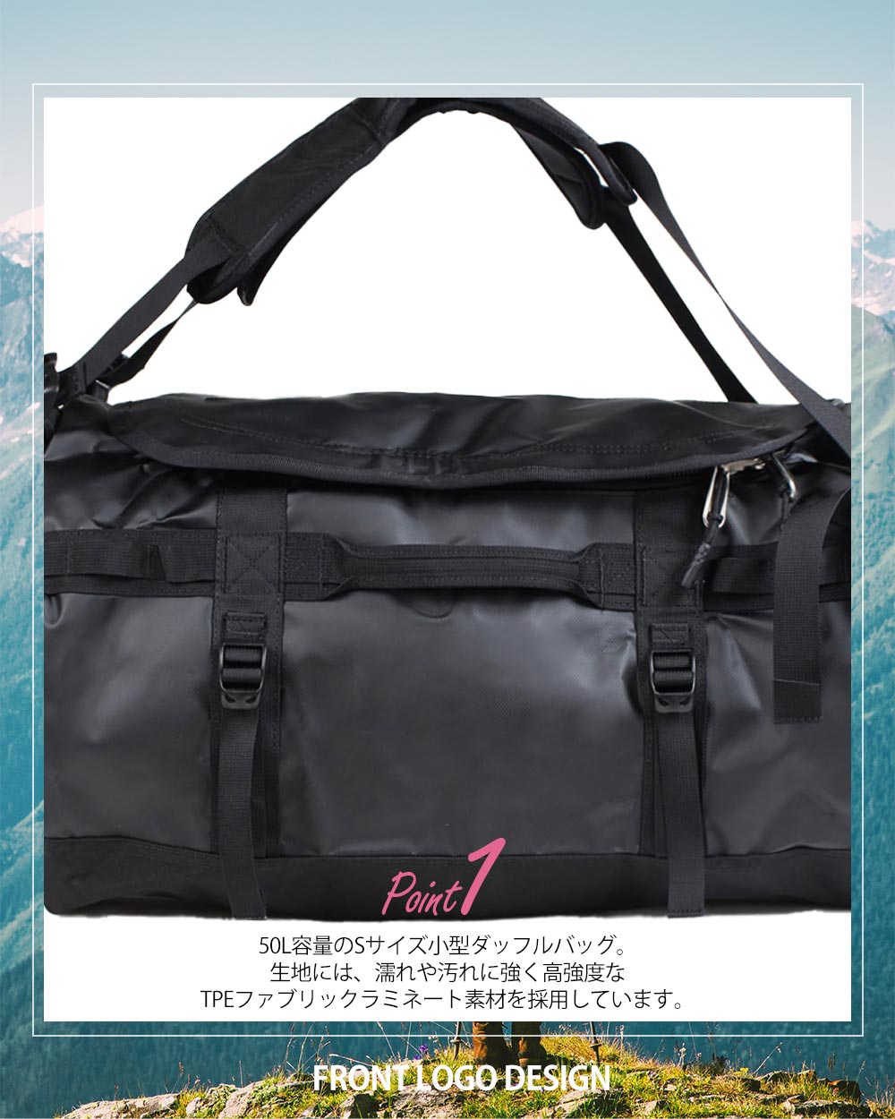 ☆大人気商品☆ ノースフェイス バックパック ダッフルバッグ THE NORTH FACE BASE CAMP DUFFEL NF0A52SS XSサイズ  ベースキャンプダッフル ショルダーバッグ 3Way 防水 フェス アウトドア 釣り ツーリング キャンプ メンズ 男性 qdtek.vn