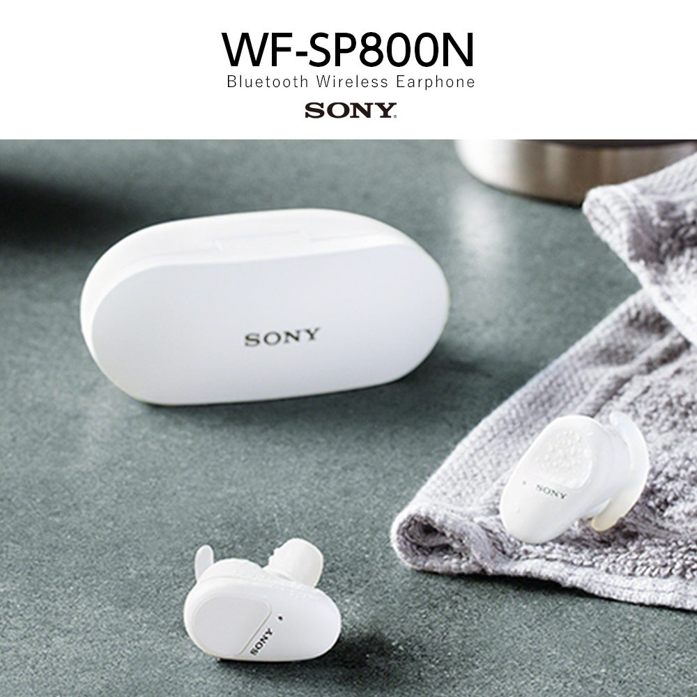 Bluetooth イヤホン ソニー SONY ワイヤレス WF-SP800N ホワイト 白 