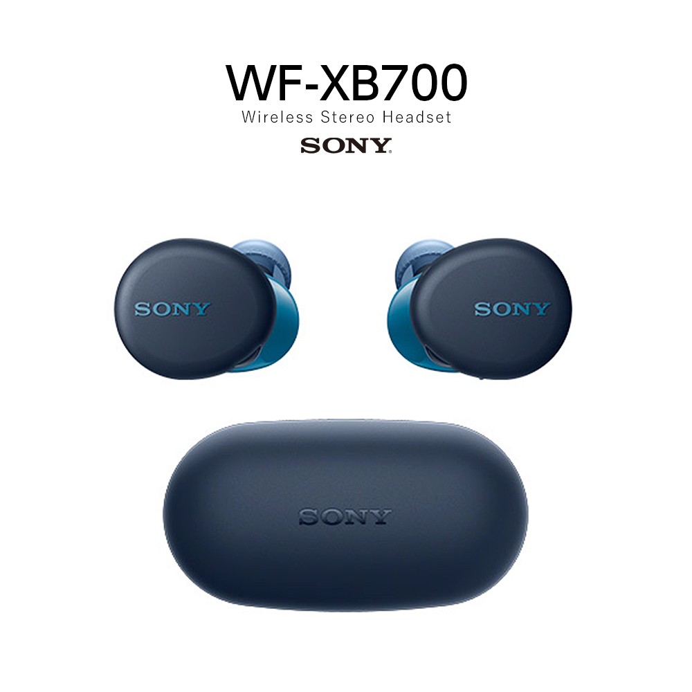 Bluetooth イヤホン ソニー SONY WF-XB700 LZ ブルー ワイヤレス 