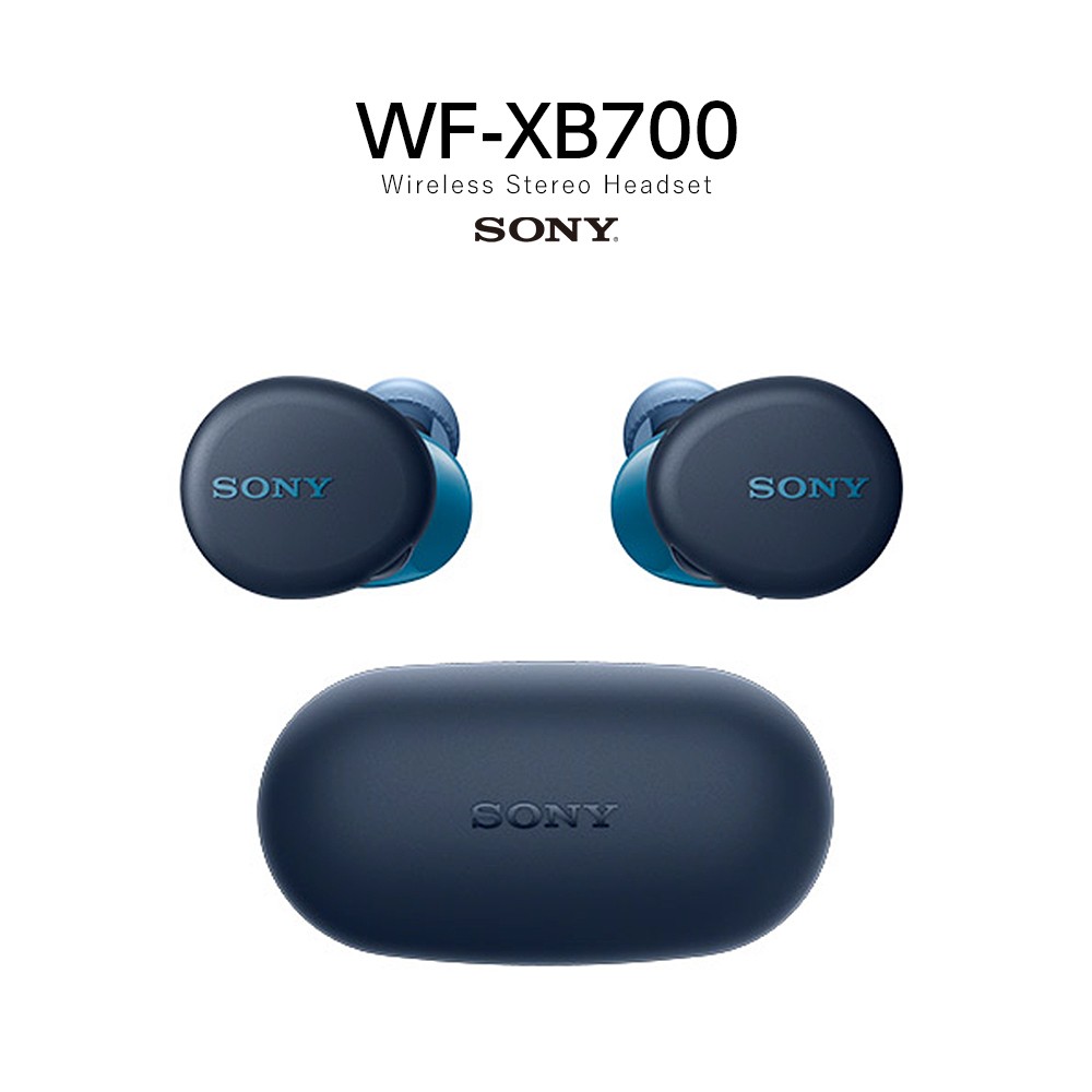 Bluetooth イヤホン ソニー SONY WF-XB700 LZ ブルー ワイヤレス