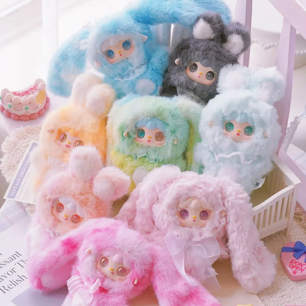 ぬいぐるみキーホルダー 可愛い かわいい ふわふわ ブラインドボックス