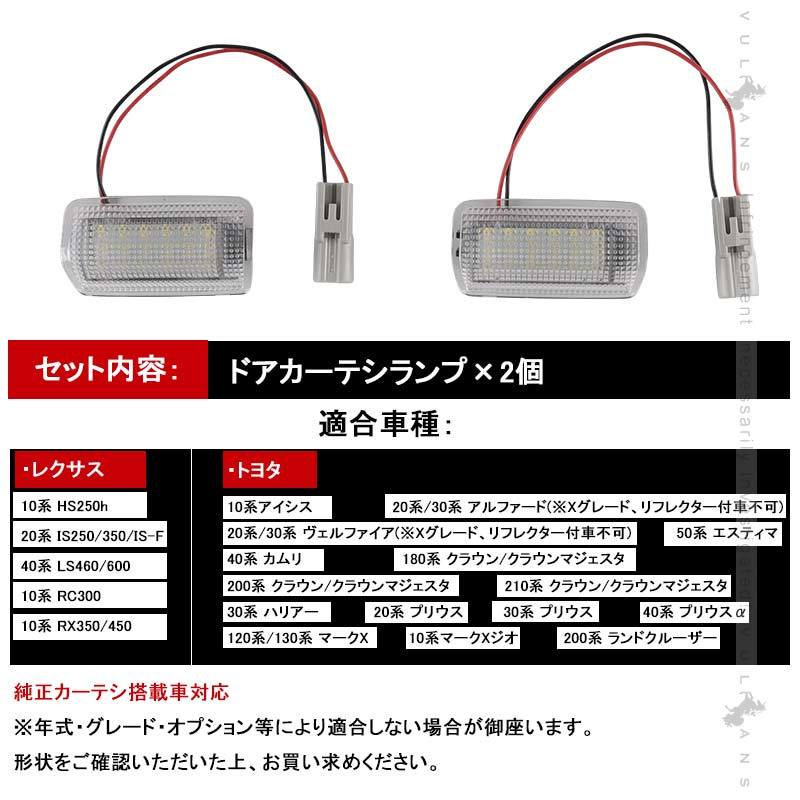 トヨタ 36連SMD LEDカーテシランプ ウェルカムランプ ドアランプ 