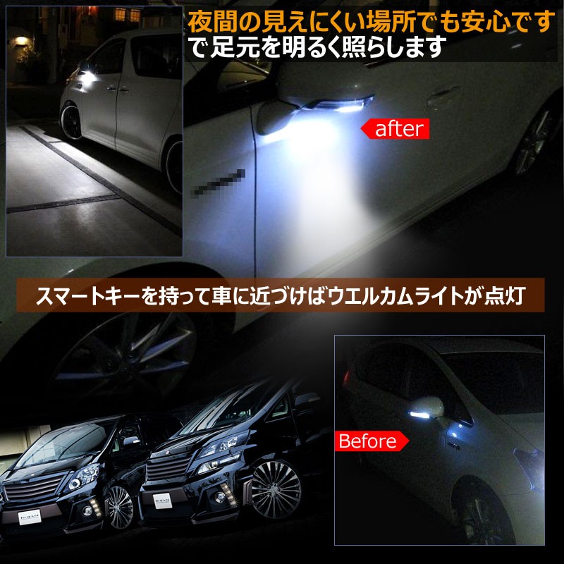 Vulcans セール価格」アルファード ヴェルファイア 20系 ドアミラー