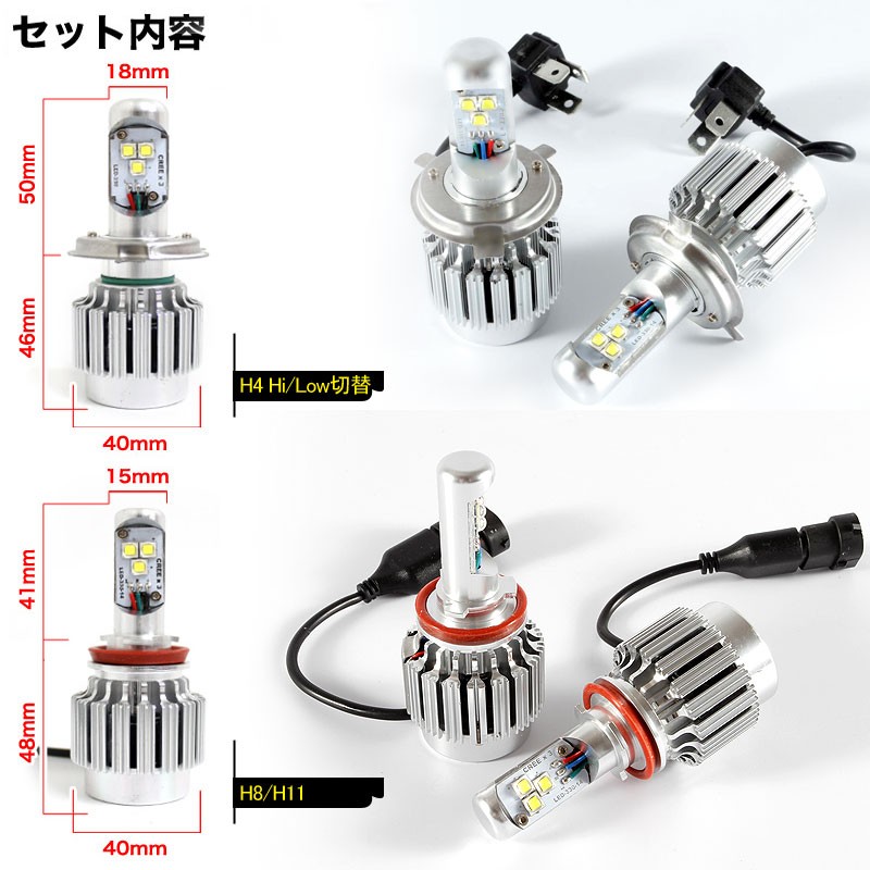 Vulcans 「セール価格」3000LM オールインワン一体型 LEDヘッドライト