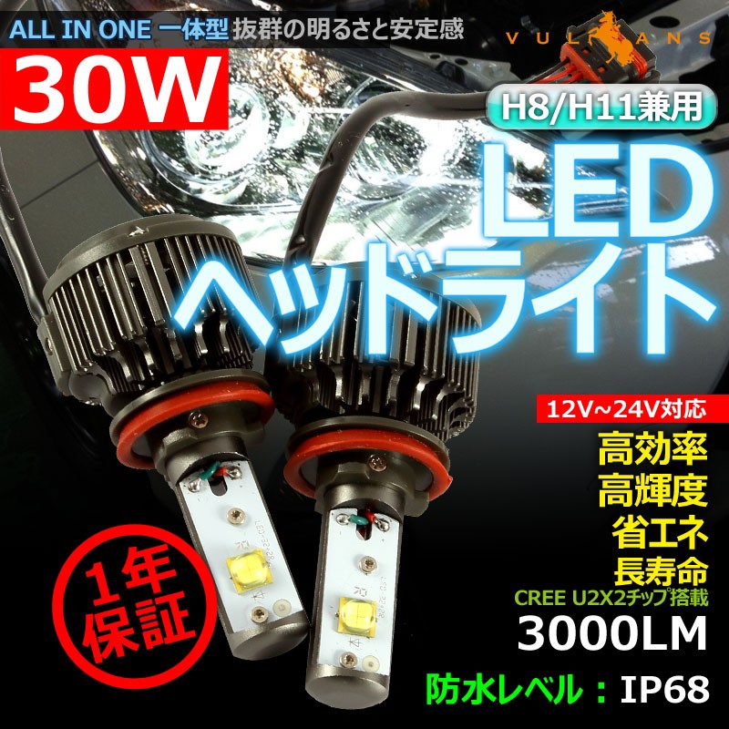  GUARD LEDヘッドライト H11 LED H11 LEDヘッドライト バイク用 KAWASAKI ZX-14R ZXT40F 2012