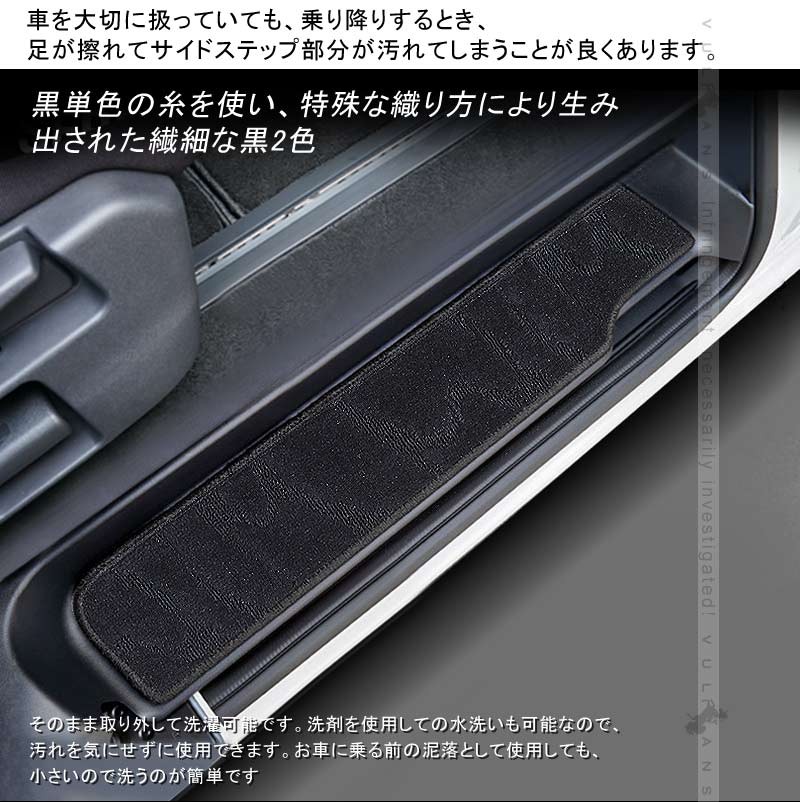 Vulcans 日産 セレナ C27 全グレード対応 ドア サイド ステップマット