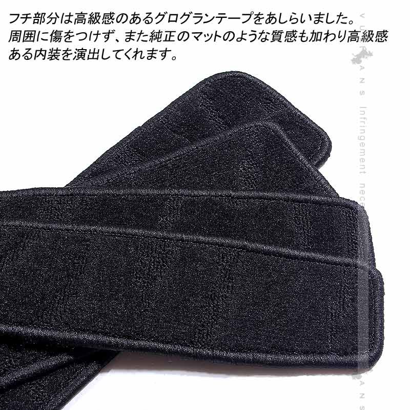 Vulcans 日産 セレナ C27 全グレード対応 ドア サイド ステップマット