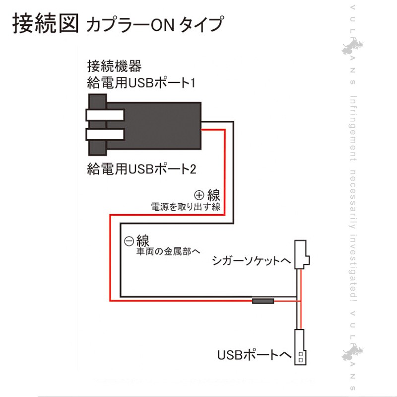 車載 増設 USB充電ポート ブルー イルミ 急速 充電USBポート カプラオン 増設電源 スマホ充電 トヨタ / ダイハツ車 汎用 C-HR アルファード30系