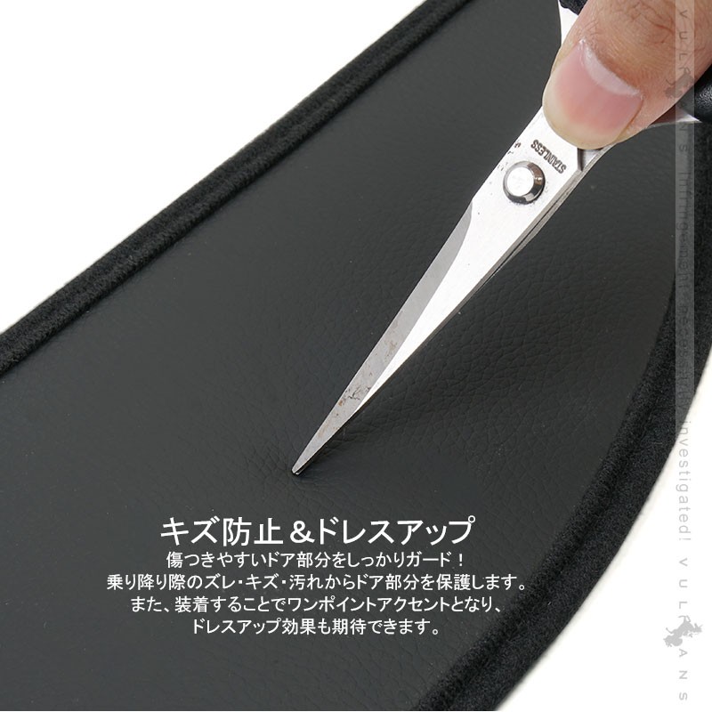 Vulcans 新型タント/タントカスタム LA650S/LA660S ドアキックガード