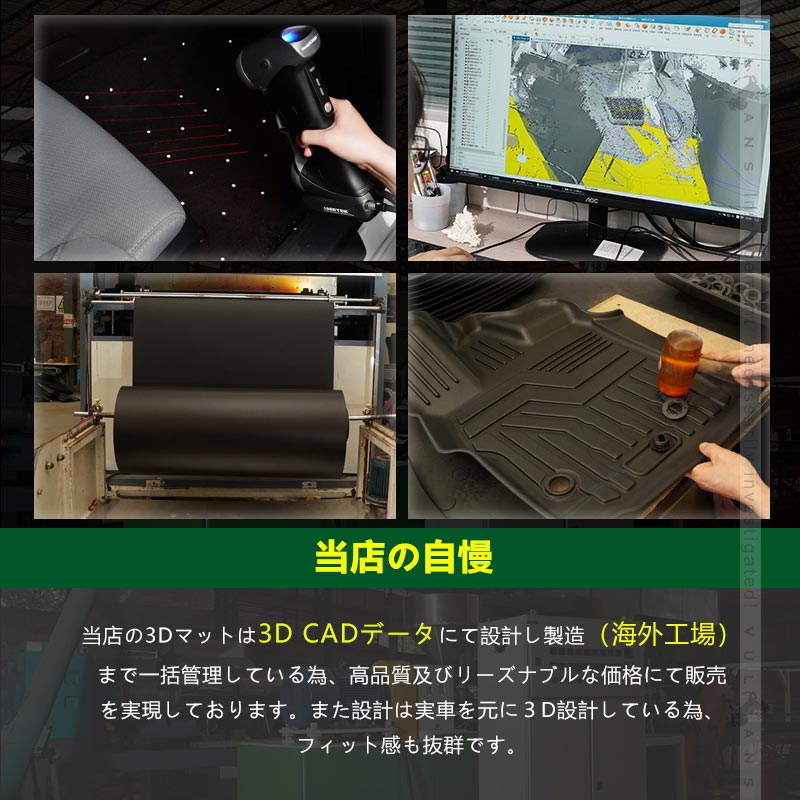 ライズ/ロッキー 3D ラゲッジマット TPE材質 1枚 3D立体成型 カーマット 傷つき防止 内装 カスタム パーツ フロアマット 消臭・抗菌効果 カー用品 アクセサリー