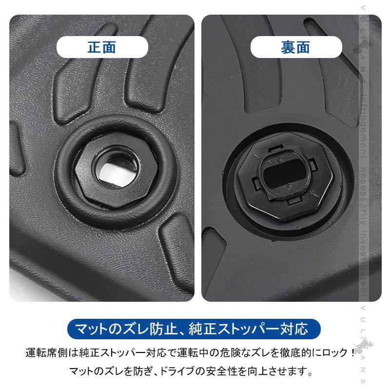 Vulcans 「セール価格」ハイラックス GUN125 3Dフロアマット