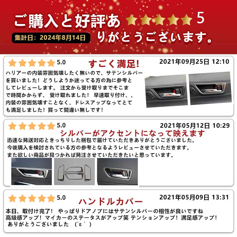 Vulcans 3点で1000円OFFクーポンあり】ハリアー80系 インナードア