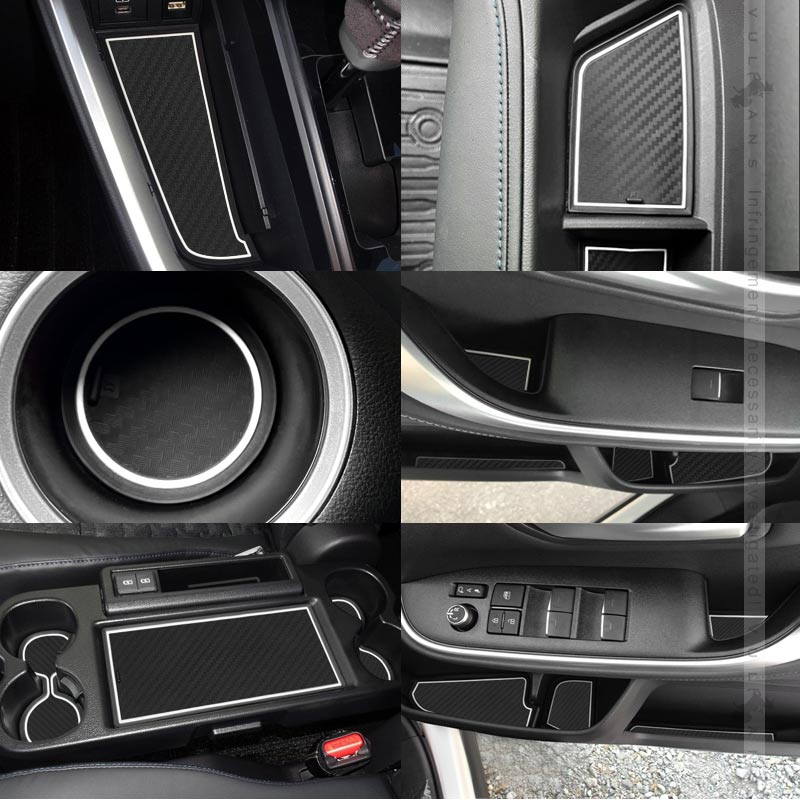 ドアポケットマット ヴォクシー/ノア 90系 7人乗り S-Z /Z 滑り止めマット 蓄光色 インテリアマット ラバーマット 水洗いOK 28枚 内装 パーツ キズ防止 トヨタ