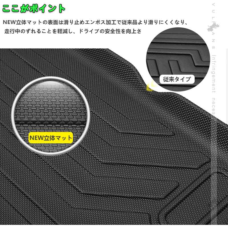 専門店では TPE材質 抗菌 デッキボード下段用 カスタム トランクマット ノア 3Dラゲッジ
