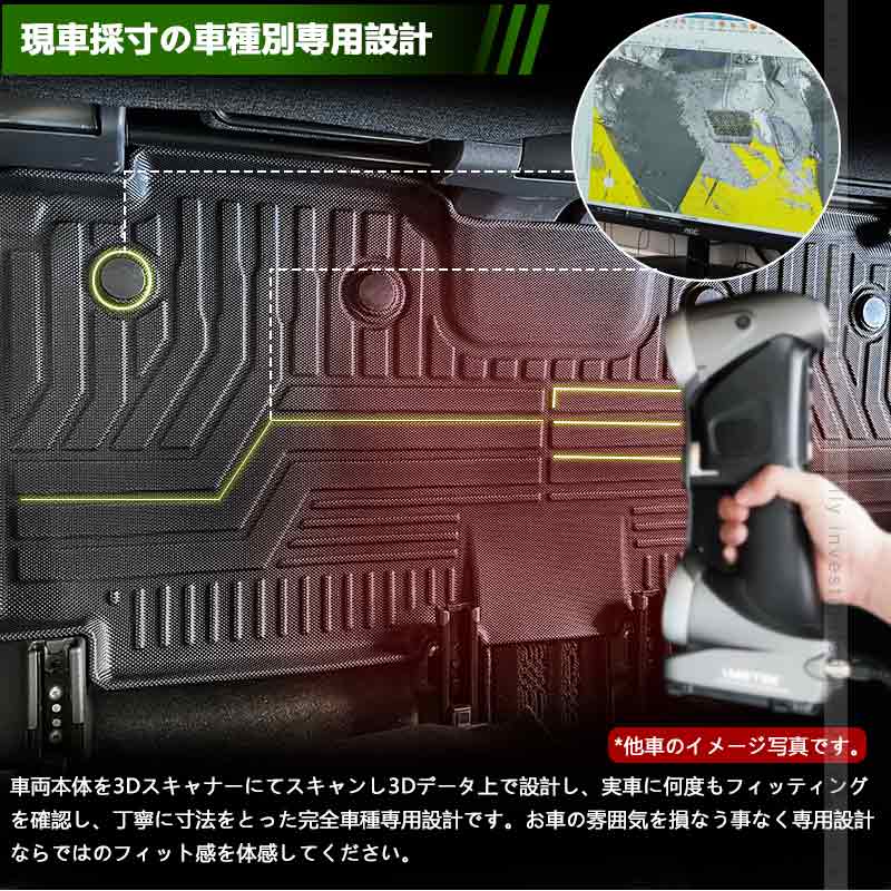セレナ C28 e-POWER 7人乗り 3Dセカンドマット 汚れ防止 TPE材質 立体 カーマット ズレ防止 内装 カスタム パーツ 用品 アクセサリー フロアマット