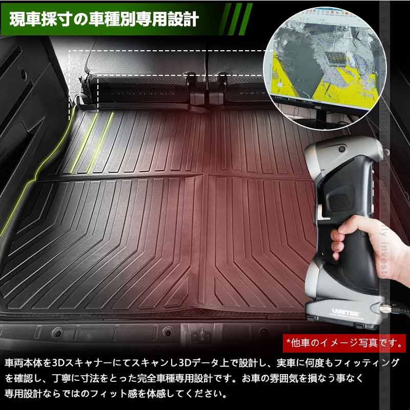 新型プリウス MXWH60/ZVW60 60系 3Dラゲッジマット TPE材質 立体 カーマット ズレ防止 内装 カスタム パーツ 用品 アクセサリー アウトドア 3Dラゲージトレイ